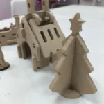 Роспись деревянного конструктора "Новый год"